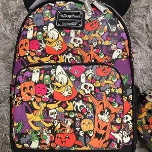 Disney Parks Halloween loungefly backpack and crocs set nwt Disney Parks Halloween loungefly backpack and crocs set nwt  main image 4